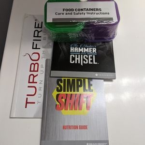 Program, nutrition guides and containers.